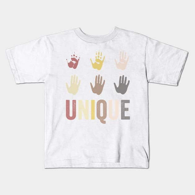 Unique | One of a Kind | Special | Human Kids T-Shirt by Horisondesignz